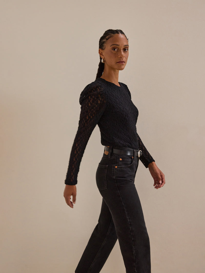 Nation Los Angeles Vickie Lace Top