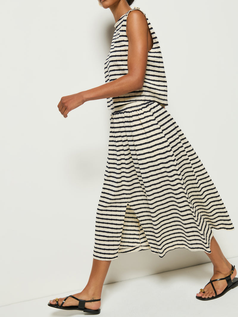 Nation Los Angeles Vida Midi Skirt and Bettina Tank