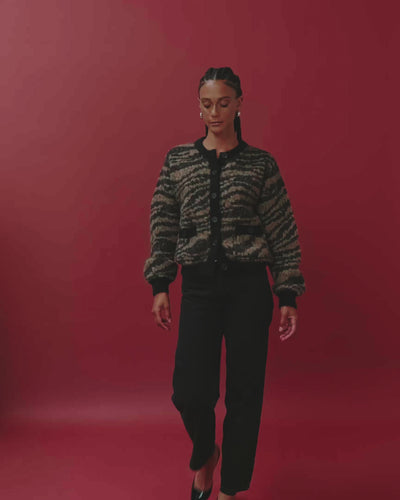 Nation Los Angeles Tessa Intarsia Cardigan