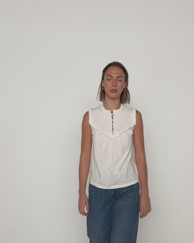 Nation Los Angeles Nelly Smocked Top