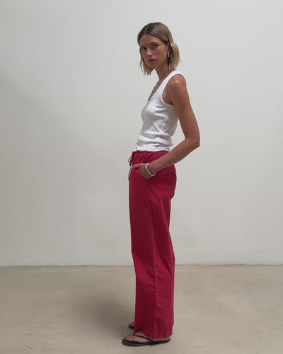 Nation Los Angeles Lucia Tie Waist Pant