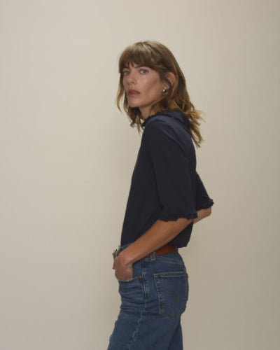Nation Los Angeles Allison Collared Tee