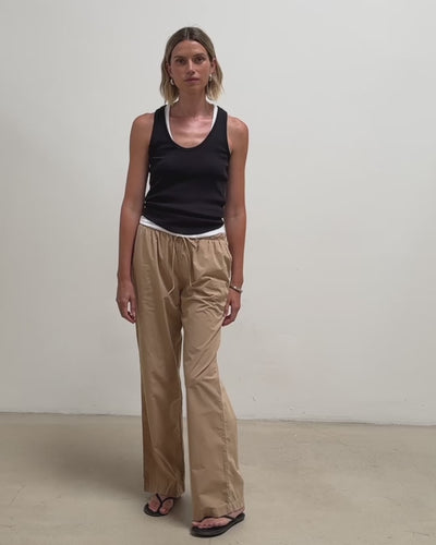 Nation Los Angeles Lucia Tie Waist Pant