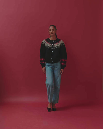 Nation Los Angeles Lula Fair Isle Cardigan