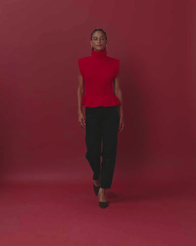 Nation Los Angeles Miranda Turtleneck Tank