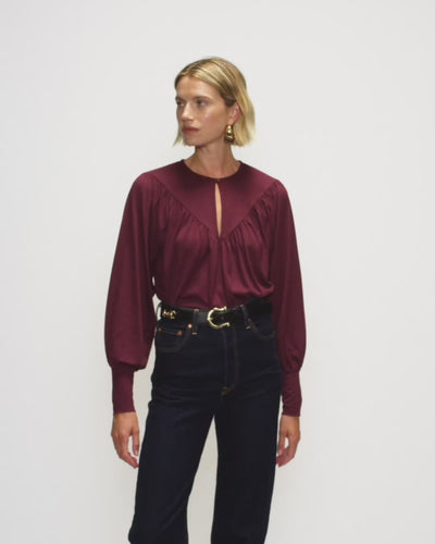 Nation Los Angeles Jeannie Keyhole Top