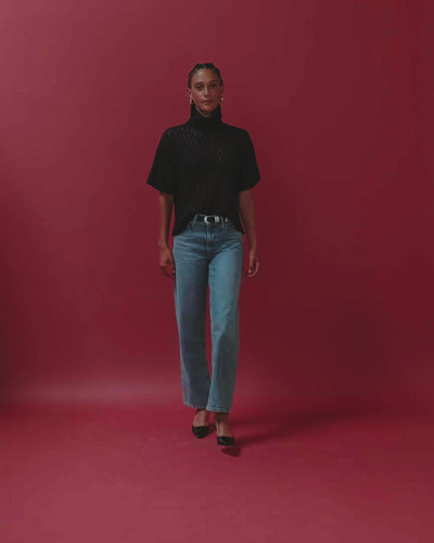 Nation Los Angeles Fable Lace Turtleneck