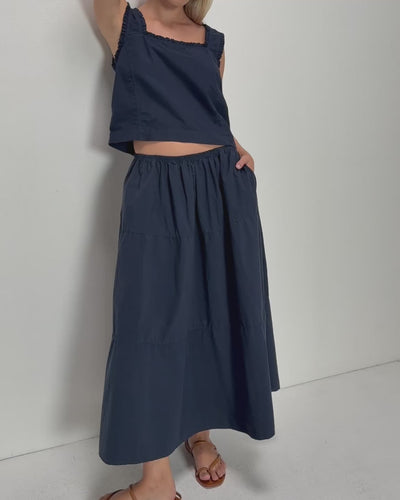 Nation Los Angeles Karin Tiered Skirt