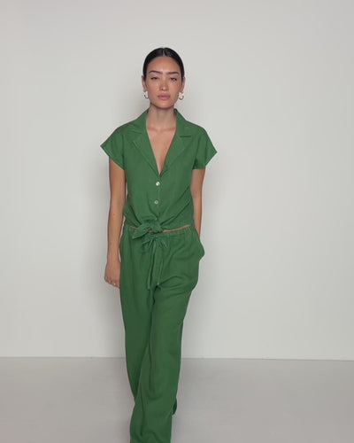 Nation Los Angeles Noemi Tie Top and Lucia Pant