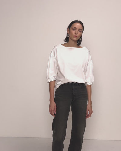 Nation Los Angeles Sandra Boatneck Top