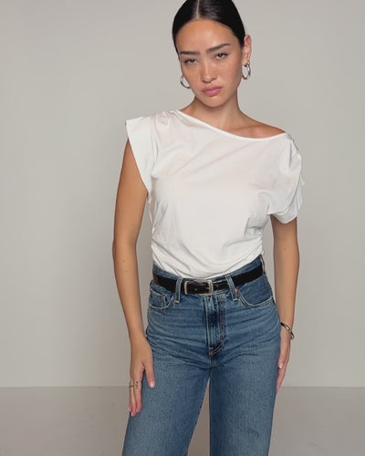 Nation Los Angeles Cerre Cap Sleeve Tee