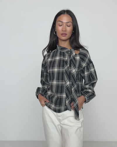 Nation Los Angeles Liz Scarf Blouse