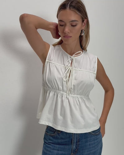 Nation Los Angeles Lacie Ruching Top