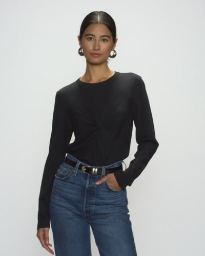 Nation Los Angeles Marion Twist Front Tee