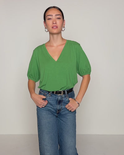 Nation Los Angeles Edie Shirred Tee