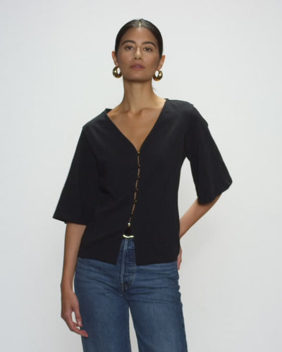 Nation Los Angeles Gisela Half Sleeve Top