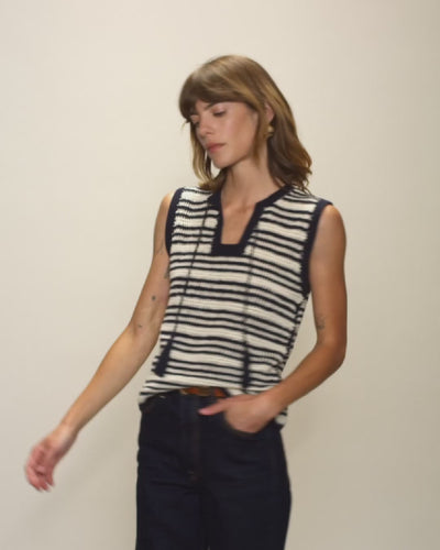 Nation Los Angeles Priscilla Crochet Tank 