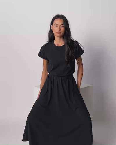 NATION LTD Garcelle Seamed T-Shirt Dress