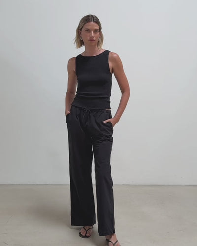Nation Los Angeles Lucia Tie Waist Pant