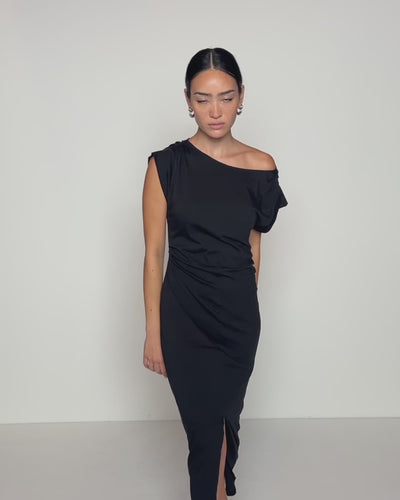Nation Los Angeles Salma Pleated Midi Dress