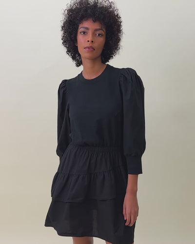NATION LTD Tenley Ruffled Combo Mini Dress