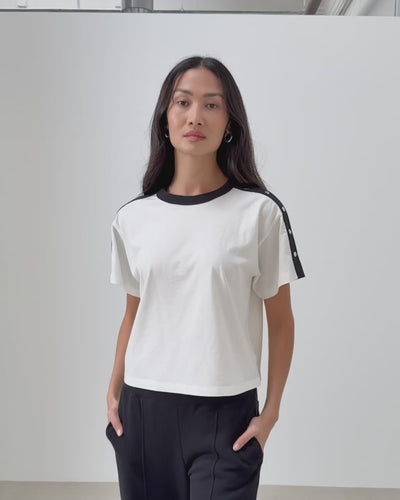 Nation Los Angeles Ada Button Tee