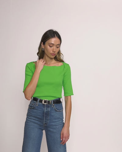 Nation Los Angeles Julee Boatneck Tee
