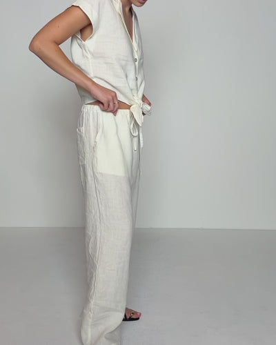 Nation Los Angeles Noemi Tie Top and Lucia Pant