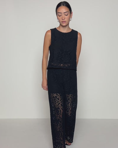 Nation Los Angeles Linney Lace Pant and Sheri Lace Sleeveless