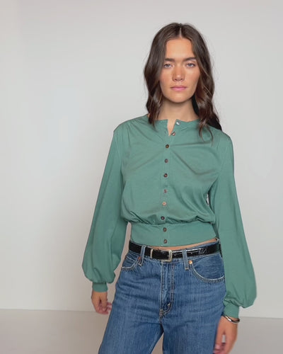 Nation Los Angeles Olive Blouse