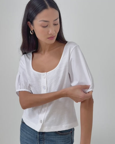 Nation Los Angeles Alma Cropped Top
