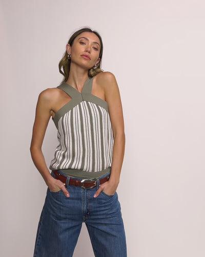 Nation Los Angeles Indy Halter Sweater