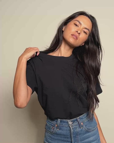 NATION LTD Jessa Boxy Crop Top