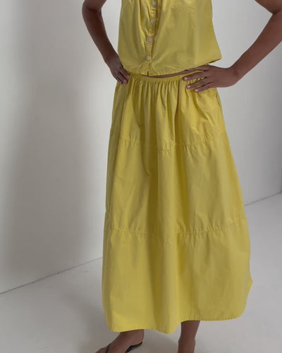 Nation Los Angeles Karin Tiered Skirt