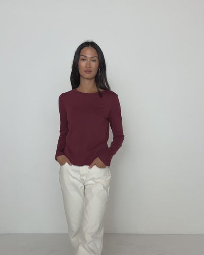 Nation Los Angeles Frances Crew Neck Tee