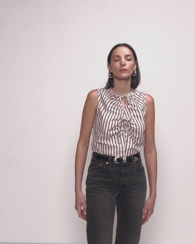 Nation Los Angeles Mimmi Keyhole Top