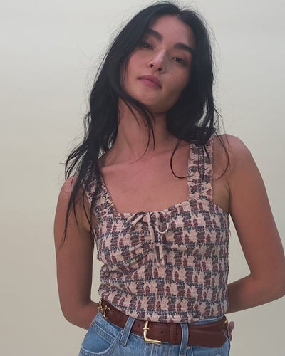 NATION LTD Eloise Smocked Camisole
