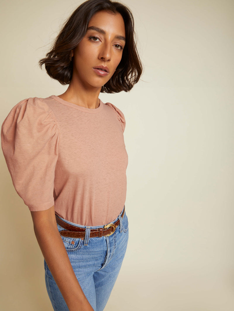 Caitlin Puff Shoulder Crewneck by NATION LTD