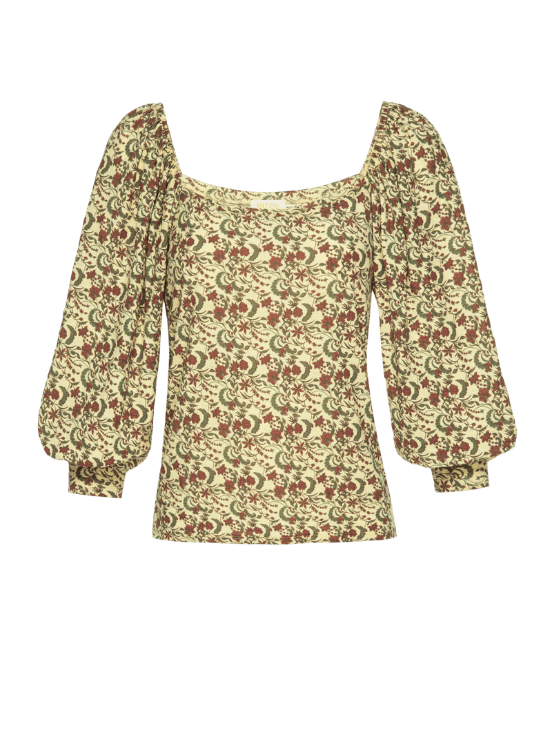 NATION LTD Dallyce Puff Sleeve Top