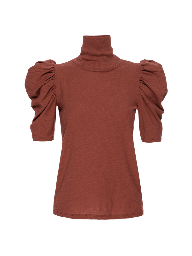 NATION LTD Dawn Puff Shoulder Turtleneck