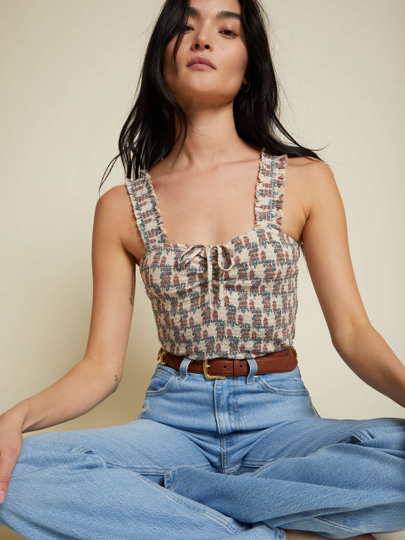 NATION LTD Eloise Smocked Camisole