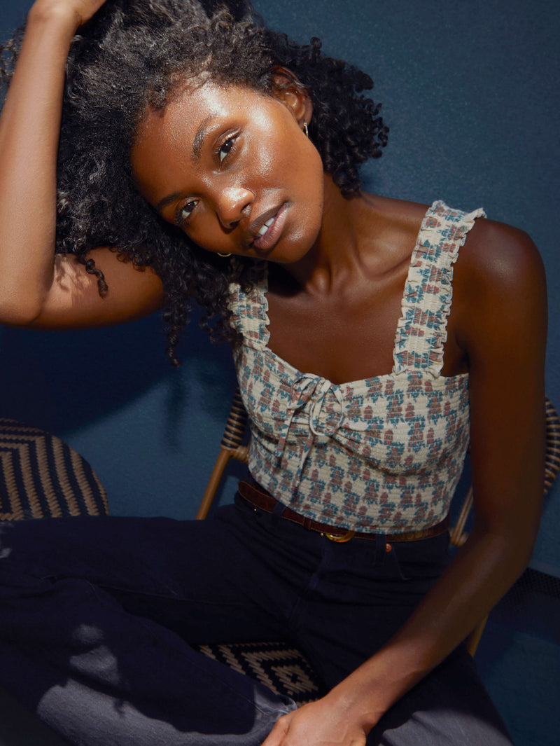 NATION LTD Eloise Smocked Camisole