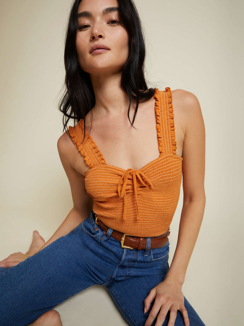 NATION LTD Eloise Smocked Camisole