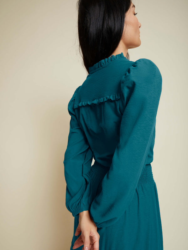 NATION LTD Esta Tiered Midi Dress