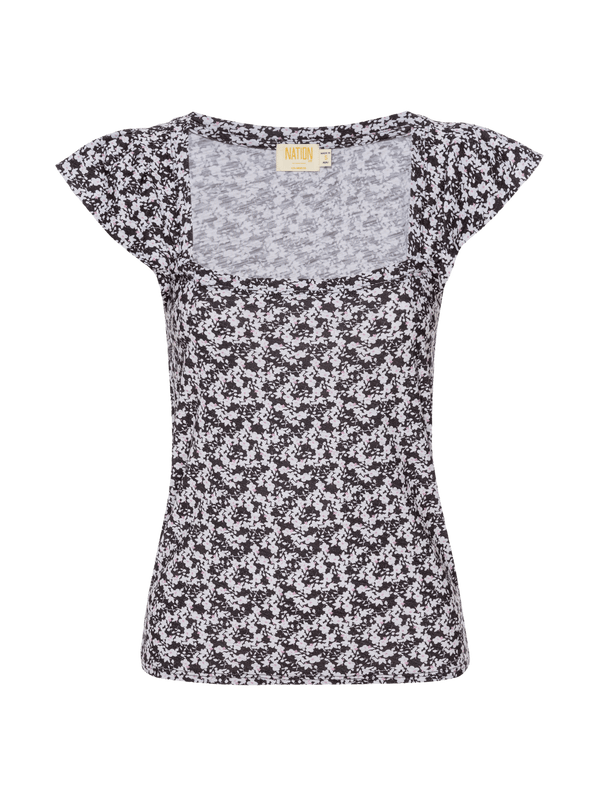 NATION LTD  Eve Ruffle Tee