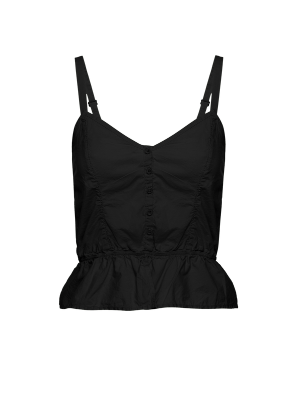 NATION LTD Gabrielle Peplum Button Down Camisole