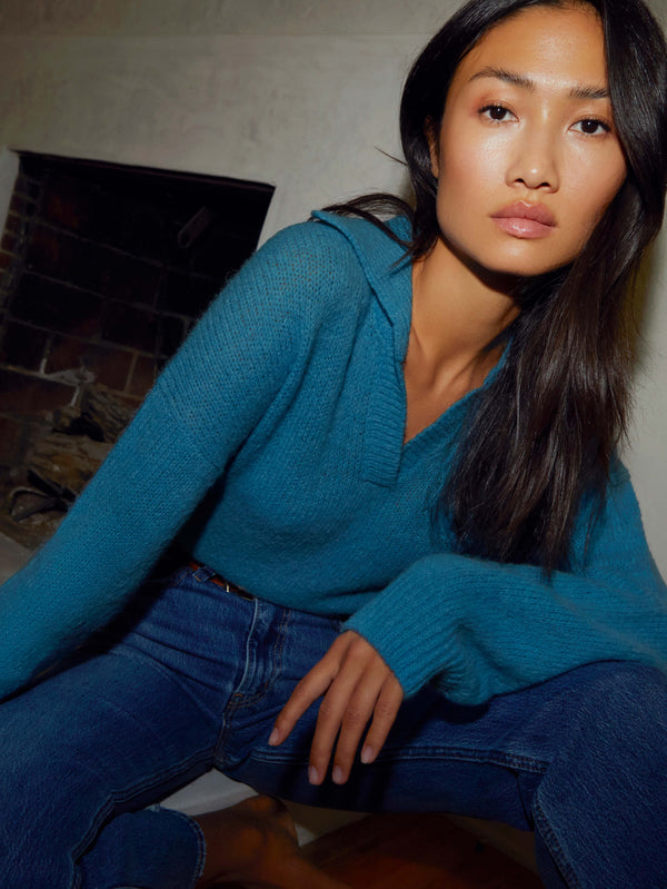 NATION LTD Georgie Polo Sweater