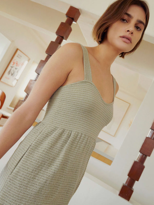 NATION LTD Harmony Smocked Dress