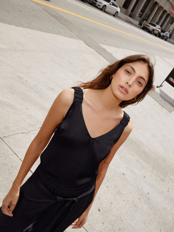 NATION LTD Kyle Elastic Detail Tank
