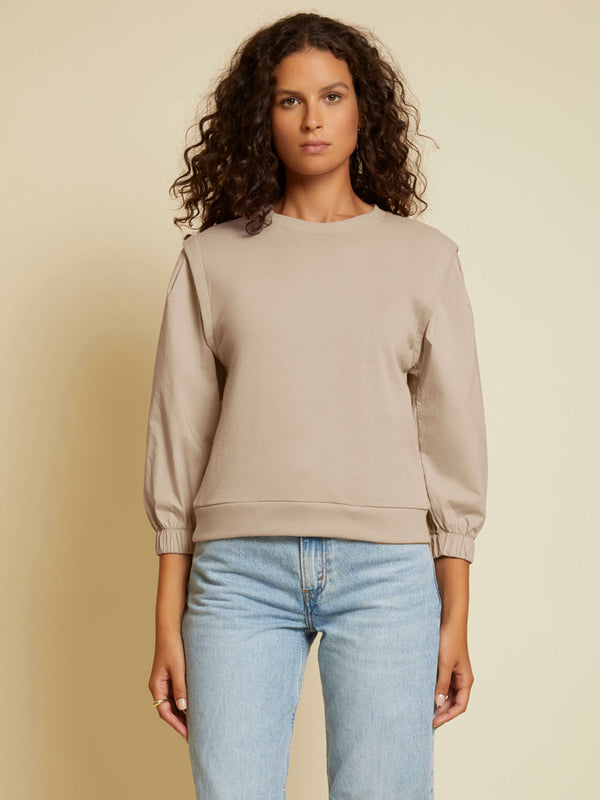 NATION LTD Matty Puff Sleeve Sweatshirt
